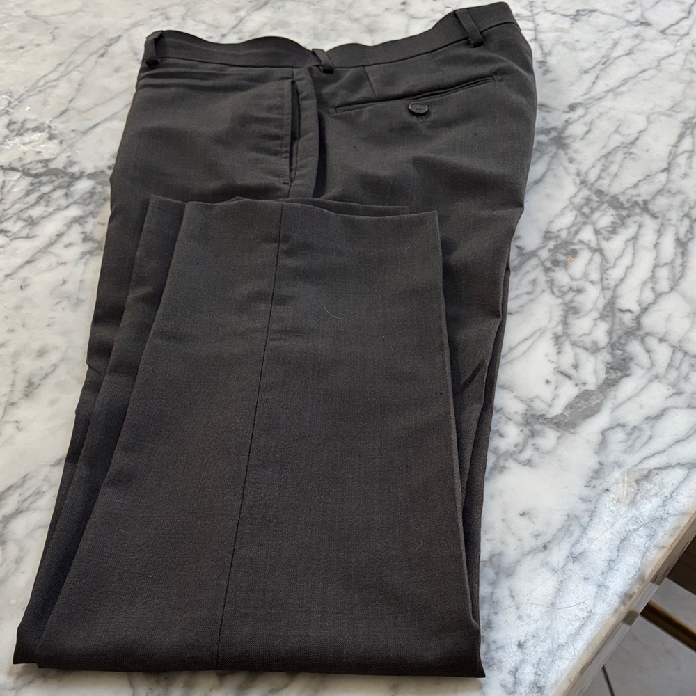 Calvin Klein Charcoal Gray Trousers